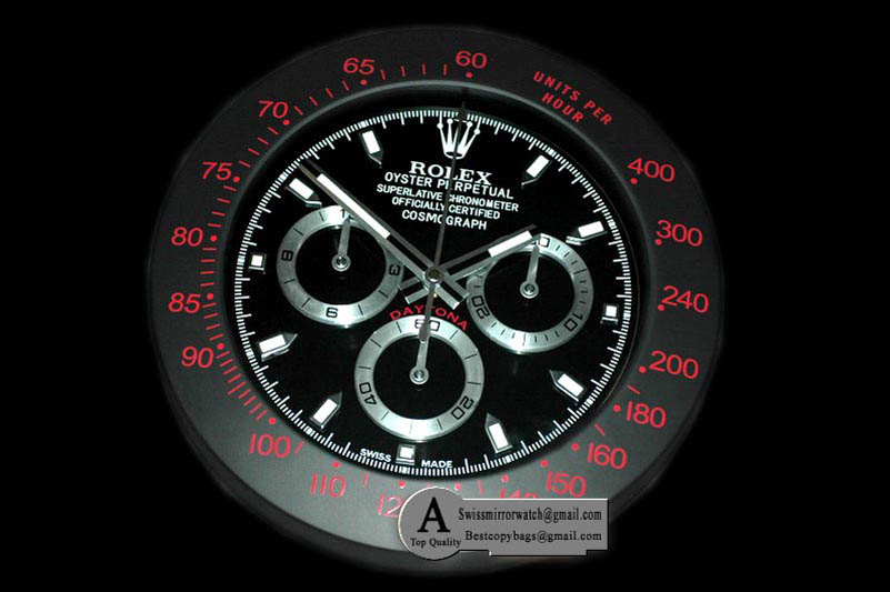 Rolex Dealer Clock Prohunter MkII Daytona Style Swiss Quartz Replica Watches