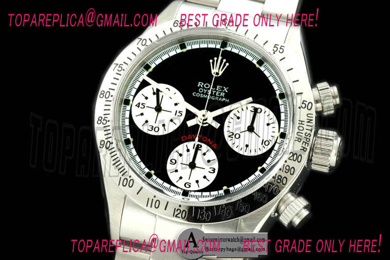 Luxury Rolex 6263 SS/SS White Black Asian Venus 75 HandWind