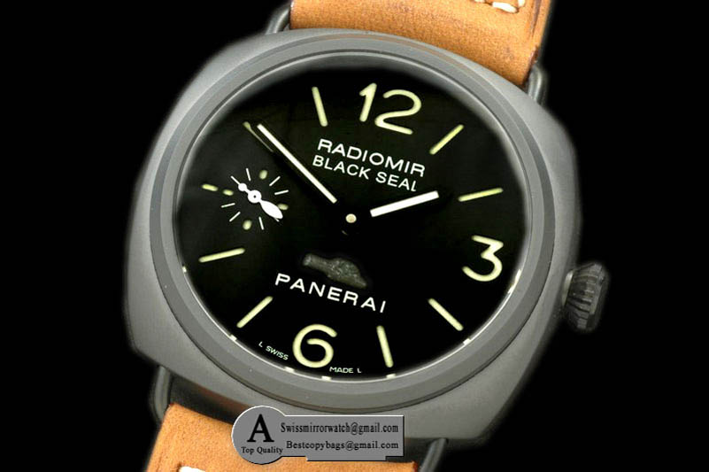 Panerai Pam 292J Radiomir BlackSeal Ceramic Leather Replica Watches