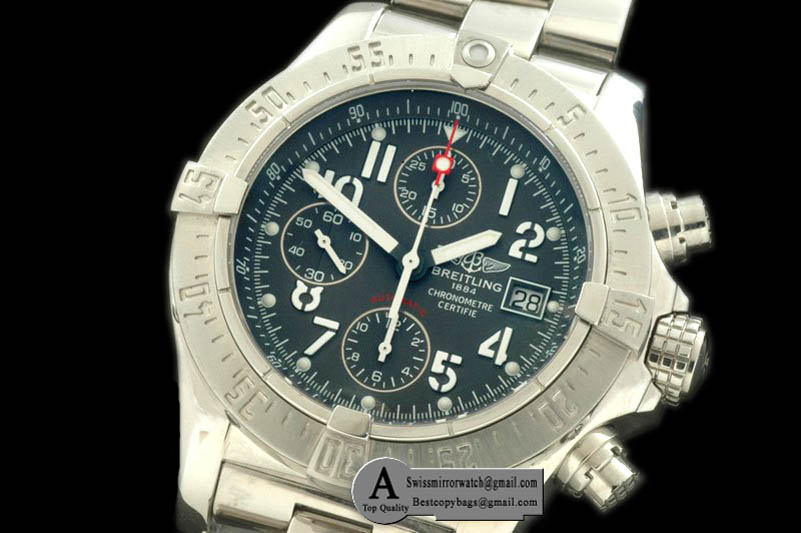 Breitling Avenger SS SS Graphite A-7750 28800 Replica Watches