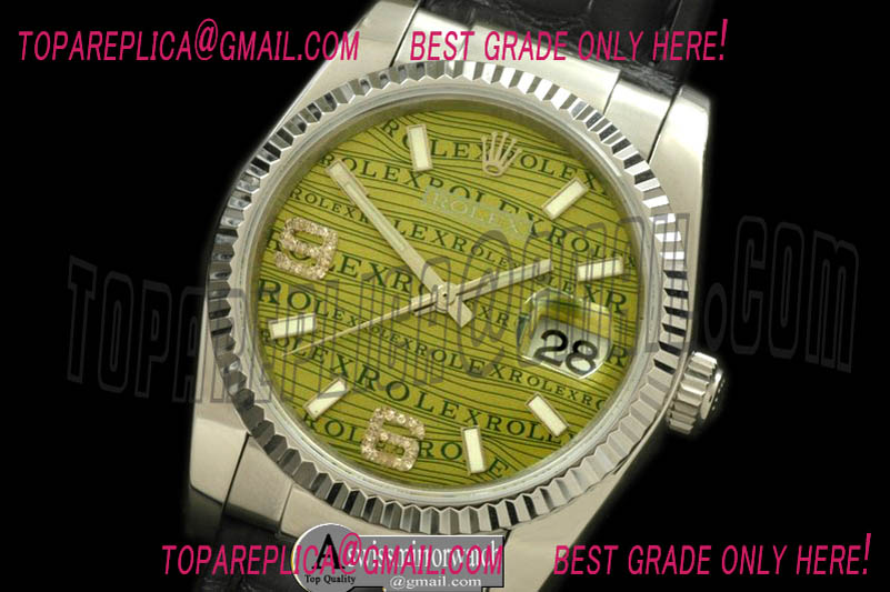 Rolex SS/LE Khaki Green Asian 2836/3135-Real Diamonds