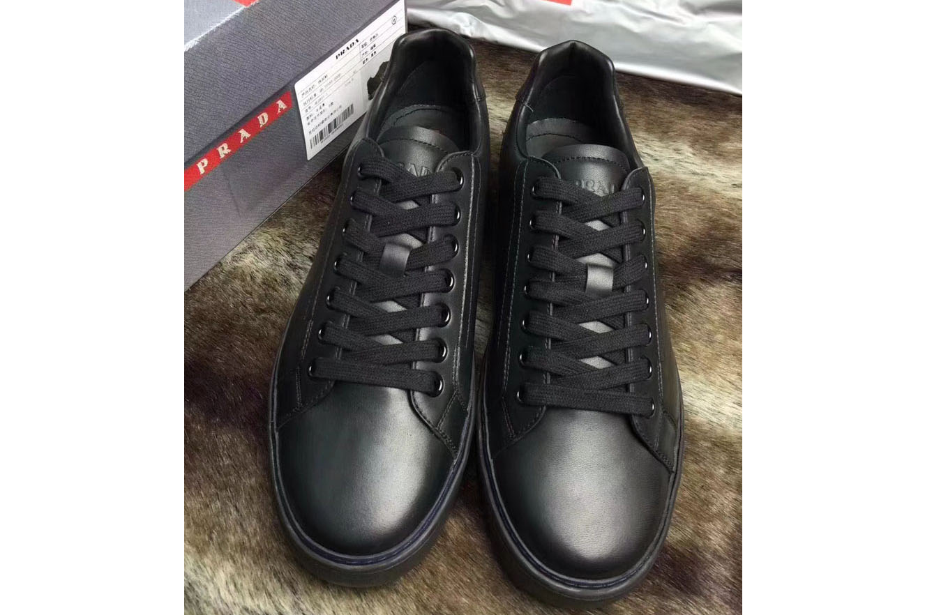 Mens Prada 4E2831 Sneaker and Shoes Black