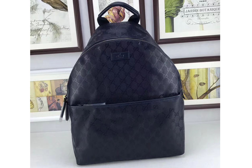 Gucci GG Fabric Backpack 246414 Black/Blue