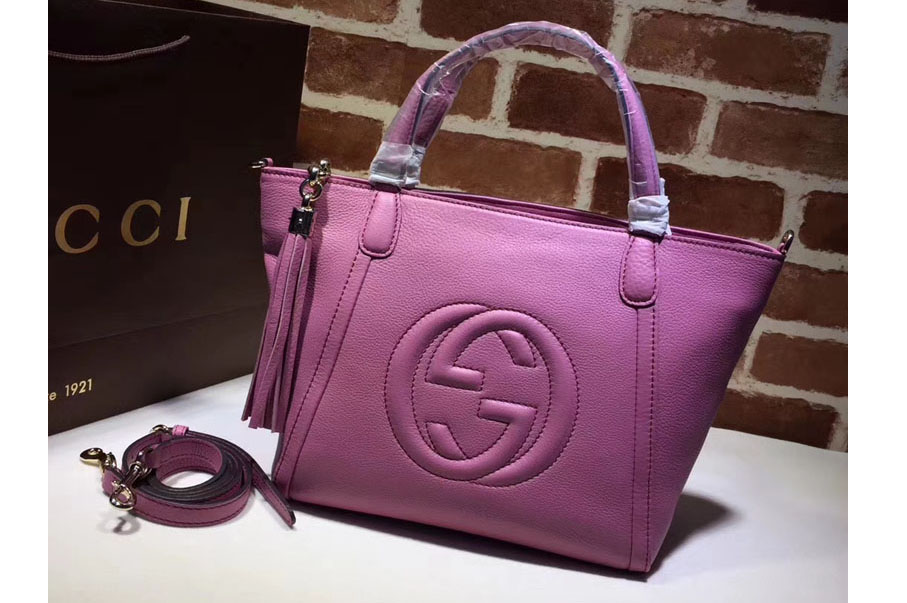 Gucci 369176 Soho Original Leather Top Handle Bag