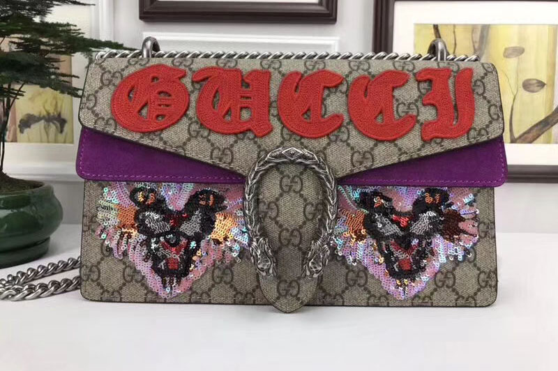 Gucci 400249 Dionysus Embroidered Shoulder Bag