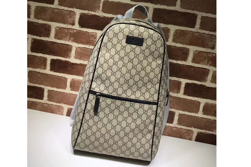 Gucci 449181 Supreme Canvas Backpack Brown