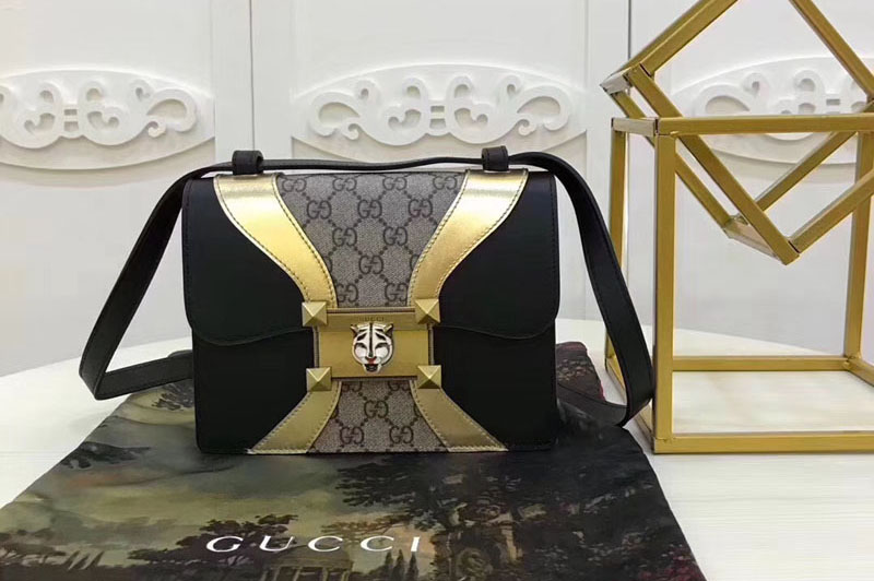 Gucci Osiride small GG Supreme shoulder bags Gold