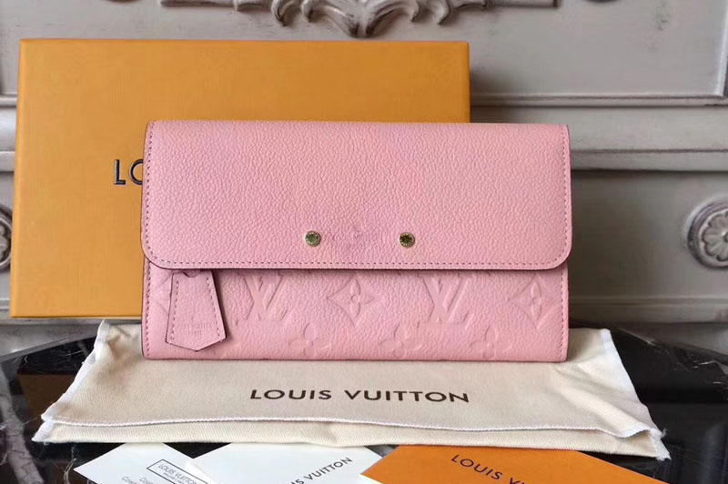 Louis Vuitton M61833 Pont-neuf Wallet Monogram Empreinte Pink