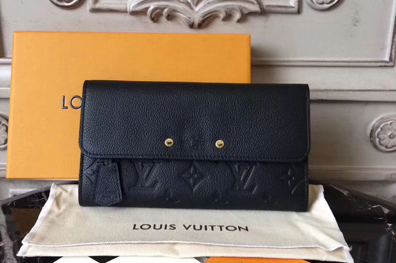 Louis Vuitton M61833 Pont-neuf Wallet Monogram Empreinte Black