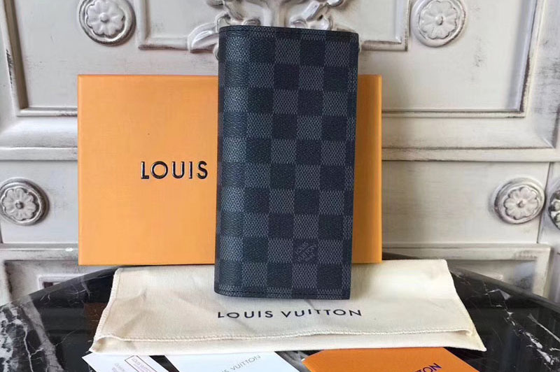 Louis Vuitton N64422 Alexandre Wallet Damier Graphite