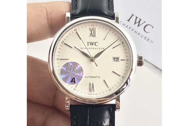 IWC Portofino Automatic Edition IW356501 R Factory White Dial M9015 Witch Match Card
