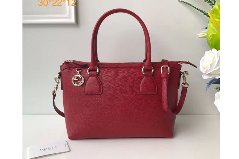 Gucci 449659 2way tote bag bag lady leather Bags Red