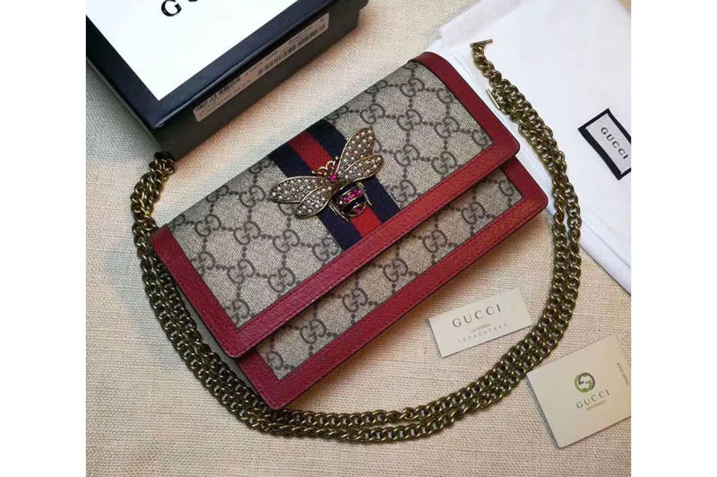 Gucci Queen Margaret GG mini bag 476079 red