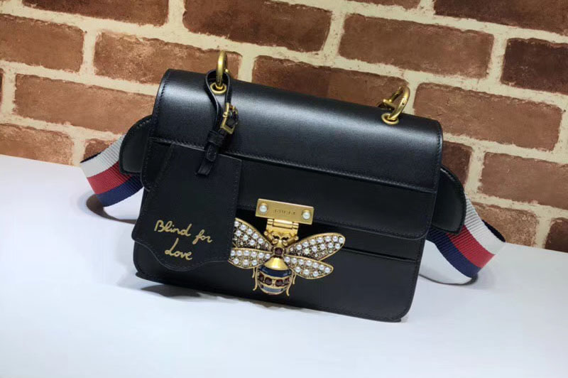 Gucci Queen Margaret small shoulder bag 476542 Black