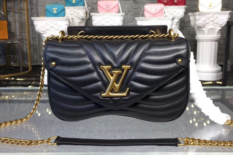 Louis Vuitton M51498 LV New Wave Chain Bags MM Black