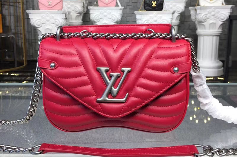 Louis Vuitton M51930 LV New Wave Chain Bags PM Red