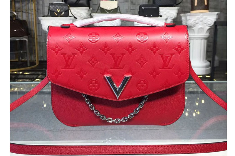 Louis Vuitton M51682 LV Very Messenger Very Leather Bags Red