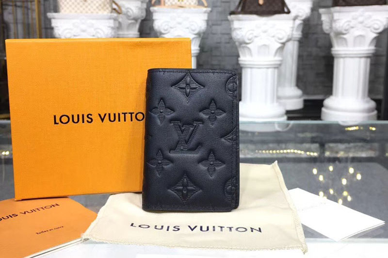 Louis Vuitton M62899 LV Pocket Organizer Monogram Shadow Leather