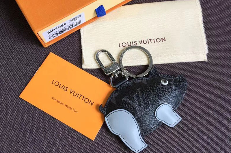 Louis Vuitton MP1994 Pig Bag Charm and Key Holder Monogram Eclipse canvas