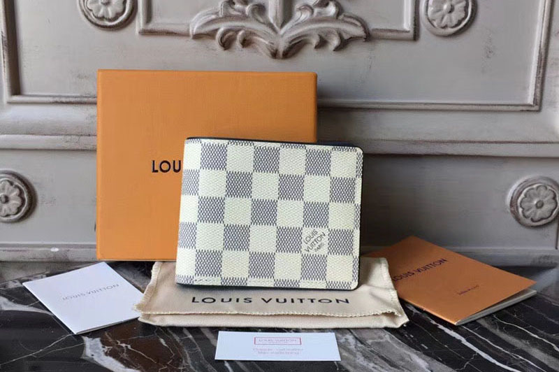 Louis Vuitton N60121 Damier Coastline Multiple Wallet
