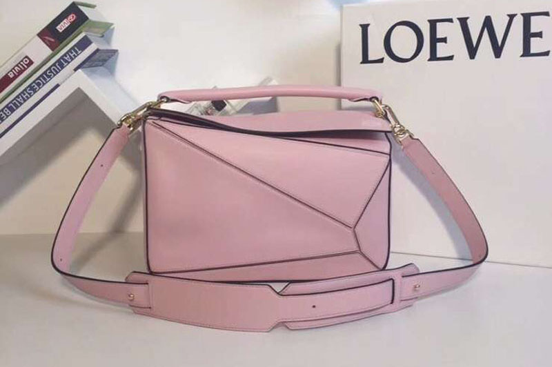 Loewe Puzzle Bags Original Calf Leather Pink