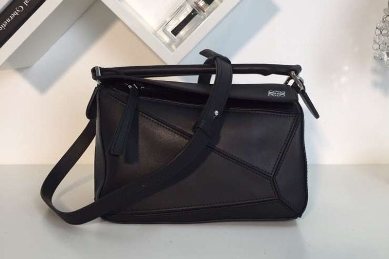 Loewe Puzzle Small Bags Original Calf Leather Black