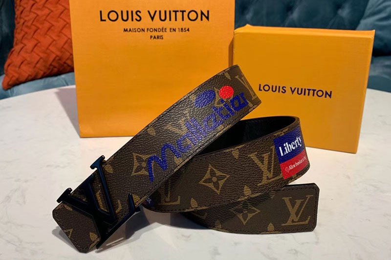 Louis Vuitton M0161U LV Initiales 40mm Belt Brown Monogram canvas