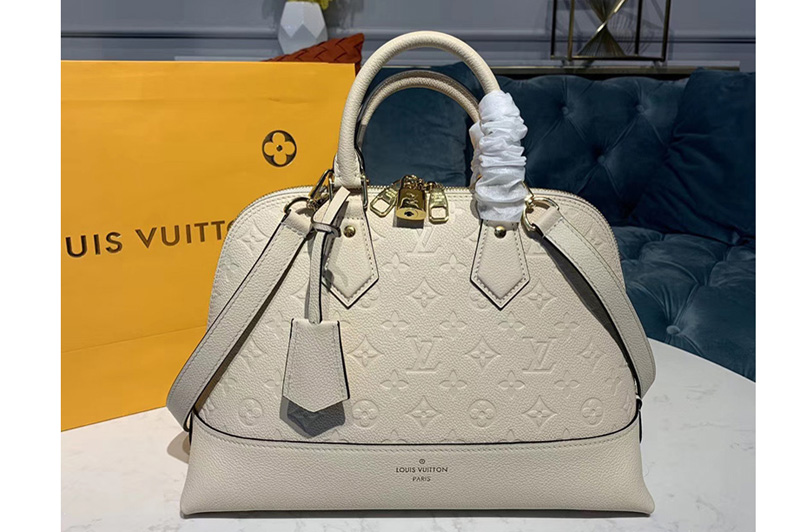 Louis Vuitton M44832 LV Alma PM handbags Beige Taurillon leather