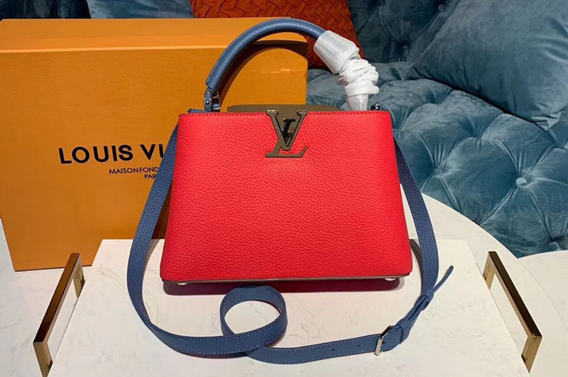 Louis Vuitton M90334 LV Capucines BB Bags Red Taurillon leather [M52990 ...