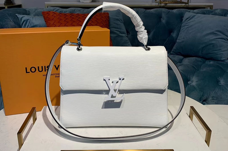 Louis Vuitton M53690 LV Grenelle mm Bags White Epi Leather