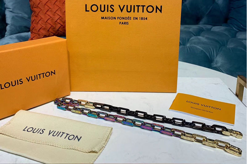 Louis Vuitton M68241 LV Monogram Colors chain necklace