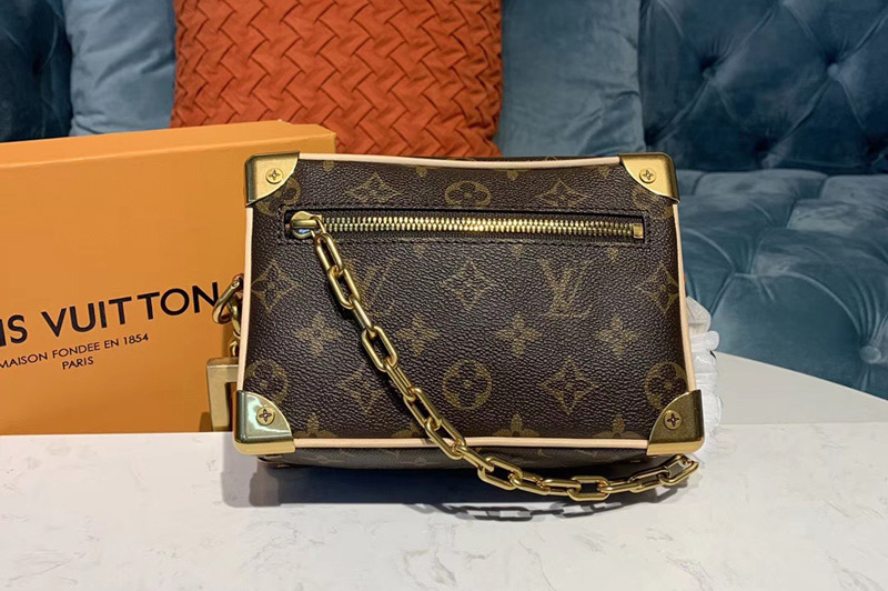 Louis Vuitton M68906 LV Mini Soft Trunk bags Monogram canvas with smooth leather