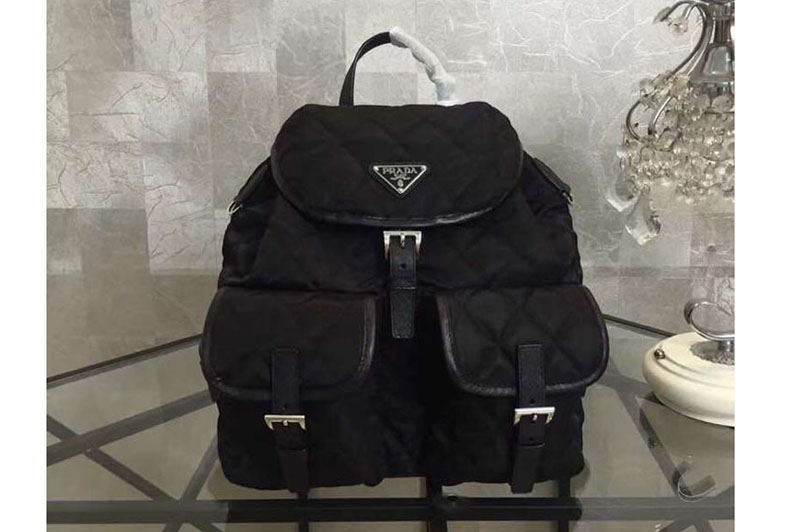 Prada 1BZ811 Quilted fabric backpack