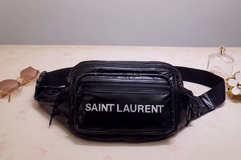 YSL 581375 NUXX body bag in nylon with a SAINT LAURENT print