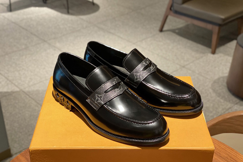 Louis Vuitton 1A4SR7 LV Major Loafer Shoe In Black calf leather [1A4SR7 ...