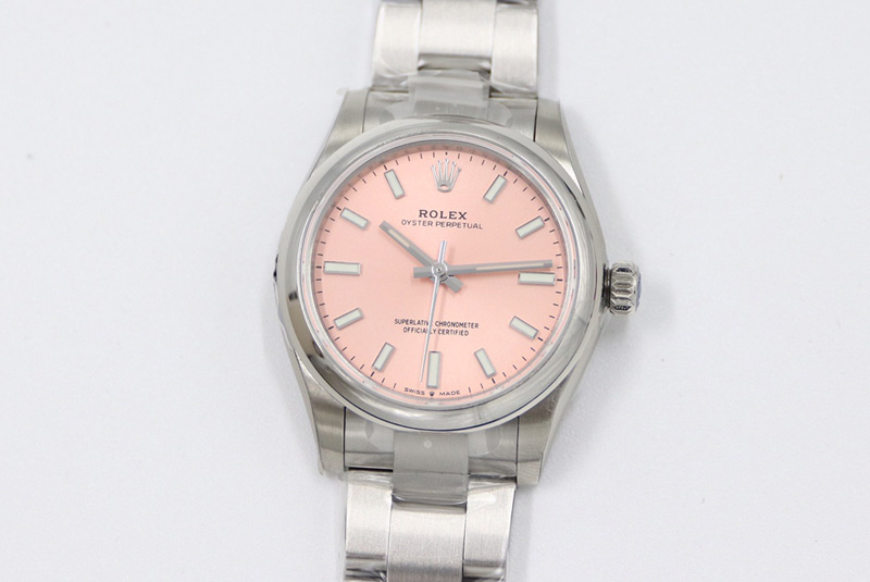 Rolex Oyster Perpetual 31mm 277200 EWF Best Edition Deep Pink Dial on SS Bracelet 6T15