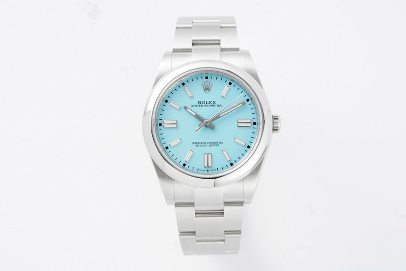 Rolex Oyster Perpetual 41mm 124300 GMF 1:1 Best Edition 904L Steel Tiffany Blue Dial on SS Bracelet SA3230