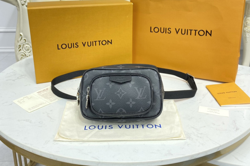 Louis Vuitton M30781 LV Outdoor Pouch in Monogram Eclipse Canvas