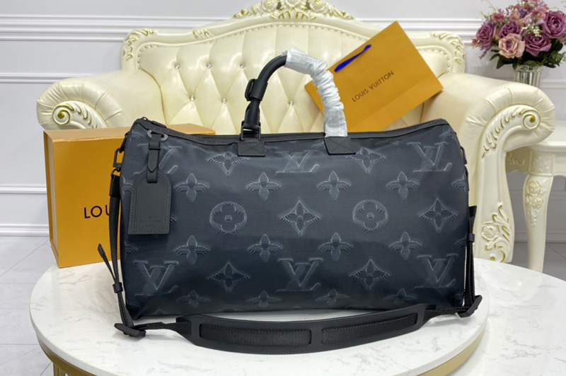 Louis Vuitton M45602 LV 2054 Reversible Keepall Bandoulière 50 Bag in ...