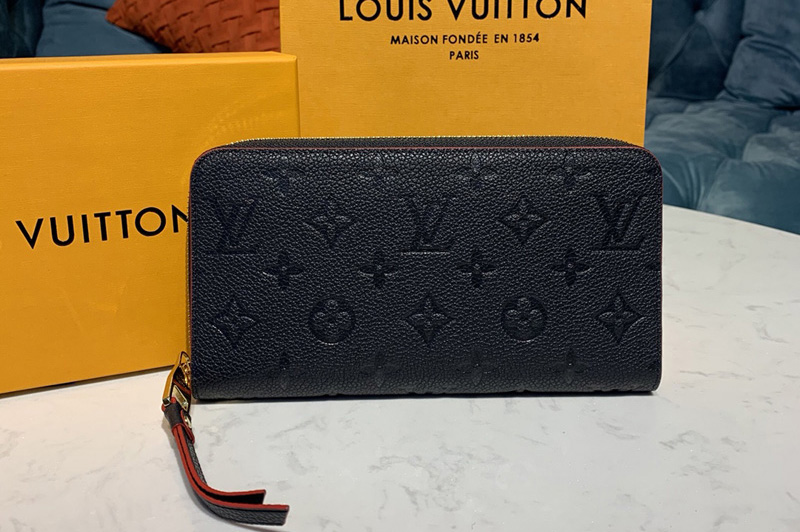 Louis Vuitton Monogram Empreinte M64090 Zippy Wallet Women's