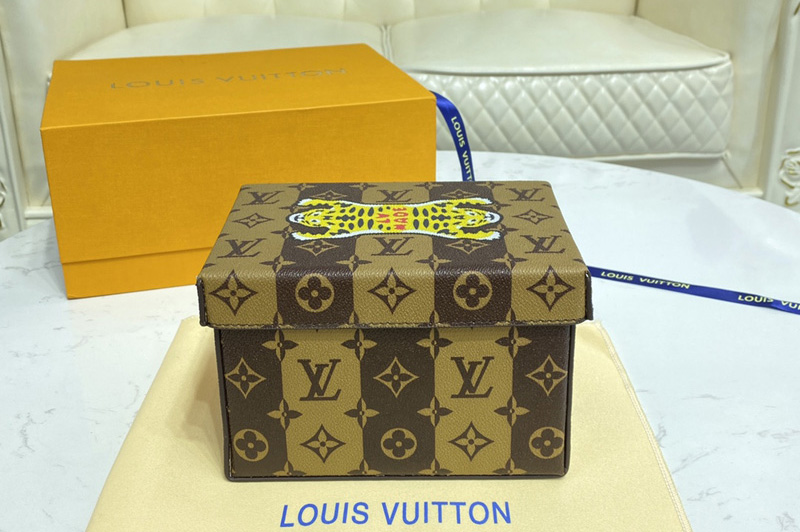 Louis Vuitton GI0718 LV Nigo Monogram box in Monogram Stripes canvas