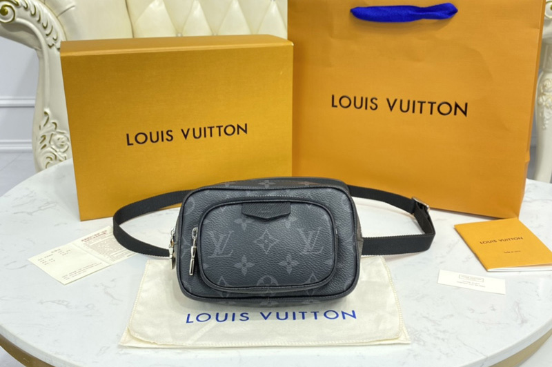 Louis Vuitton M30755 LV Outdoor Pouch in Monogram Eclipse Canvas