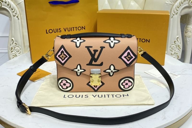 Louis Vuitton M45823 LV Neverfull MM tote bag in Arizona Beige Monogram coated canvas