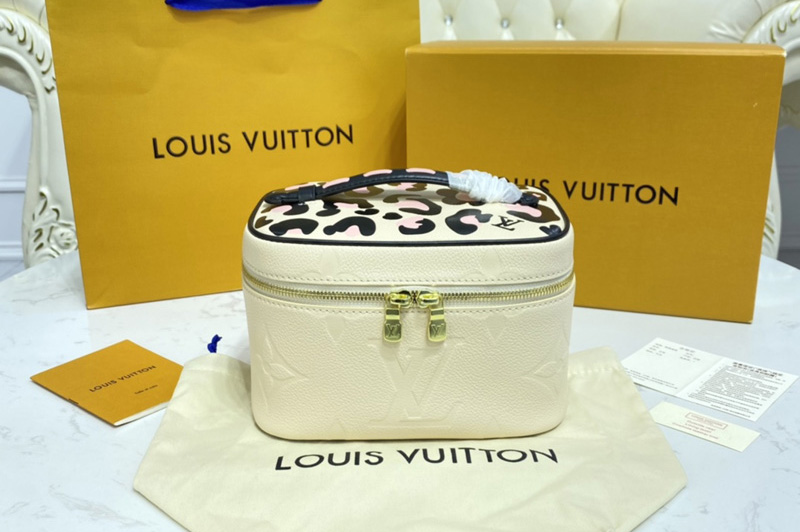 Louis Vuitton M45850 LV Nice Mini toiletry pouch Bag in Cream Autres Toiles Monogram