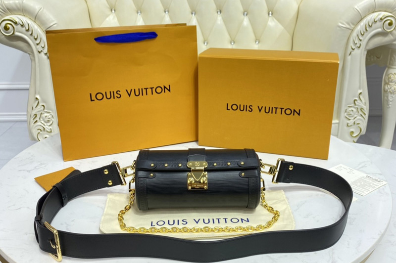 Louis Vuitton M58647 LV Papillon Trunk handbag in Black Epi leather