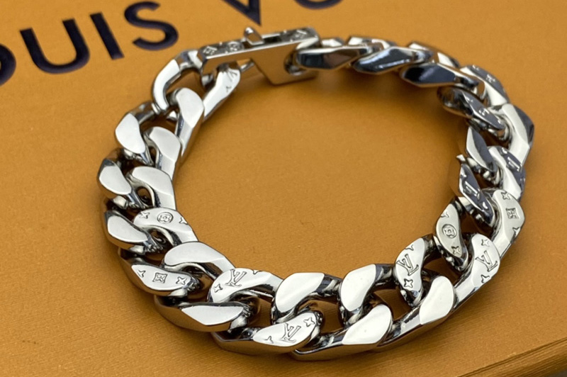 Louis Vuitton M69989 LV Chain Links bracelet in Silver
