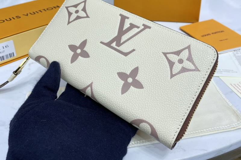 Louis Vuitton M80116 LV Zippy coin purse in Bicolor Monogram Empreinte Leather