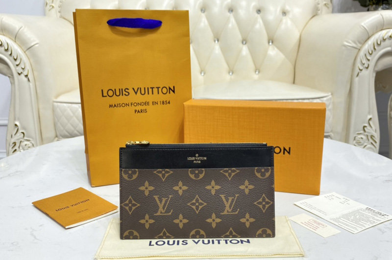 Louis Vuitton M80348 LV Slim purse in Monogram canvas