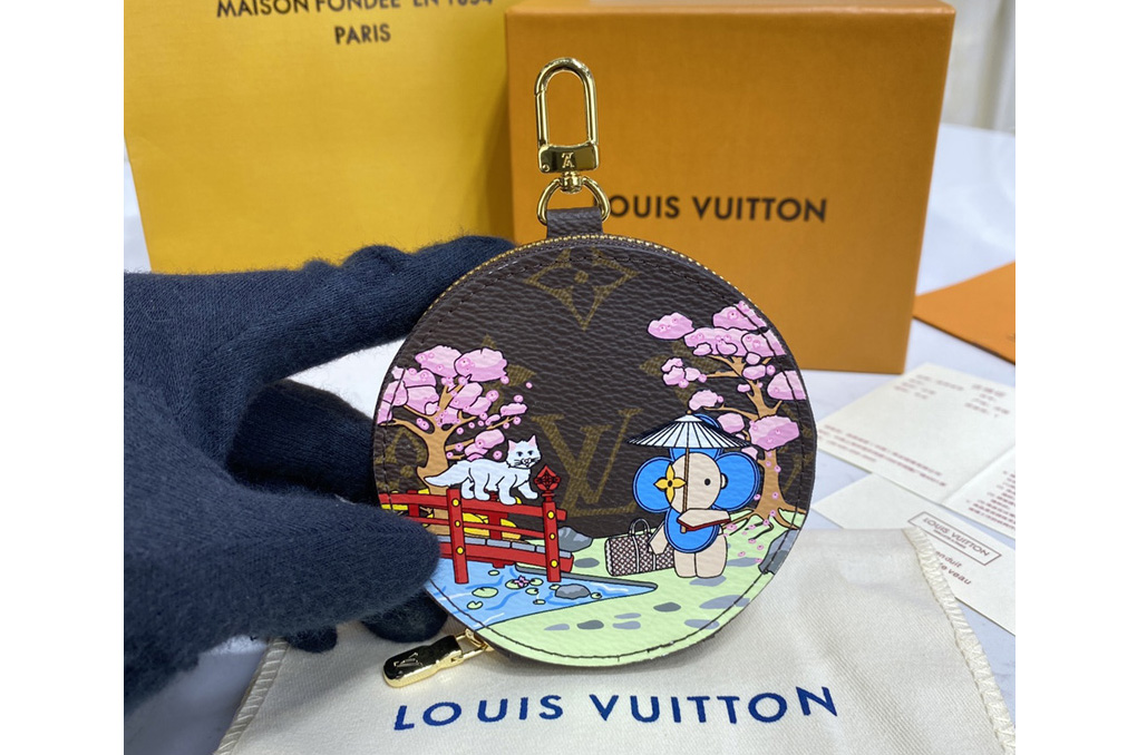 Louis Vuitton M80864 LV Round Coin Purse in Monogram canvas