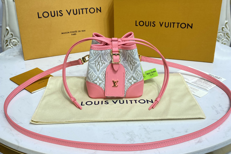 Louis Vuitton M81112 LV Noé purse in Since 1854 jacquard canvas